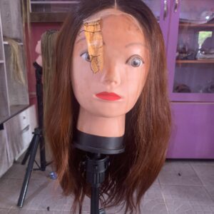 18'' Single Donor Bone 4*4 HD Lace, Human Hair.