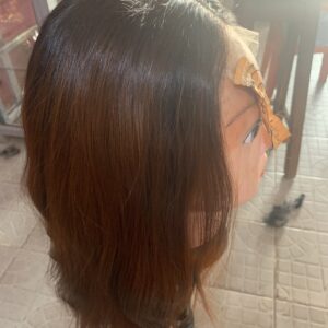 14'' DD Bone Black Human Hair.