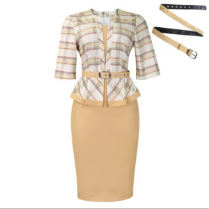 Quality Official dress with Belt.