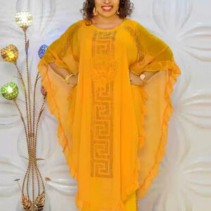 3Piece Mid- Length Abaya Robe Women Suit Bottoming Shirt Top Dress. Plus Size.