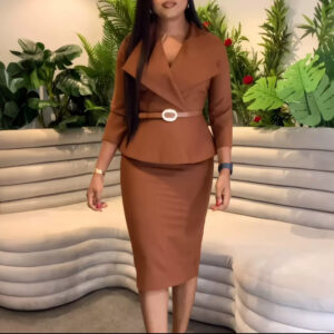Plus Size Women's Fashion Elegant Pencil Dress.